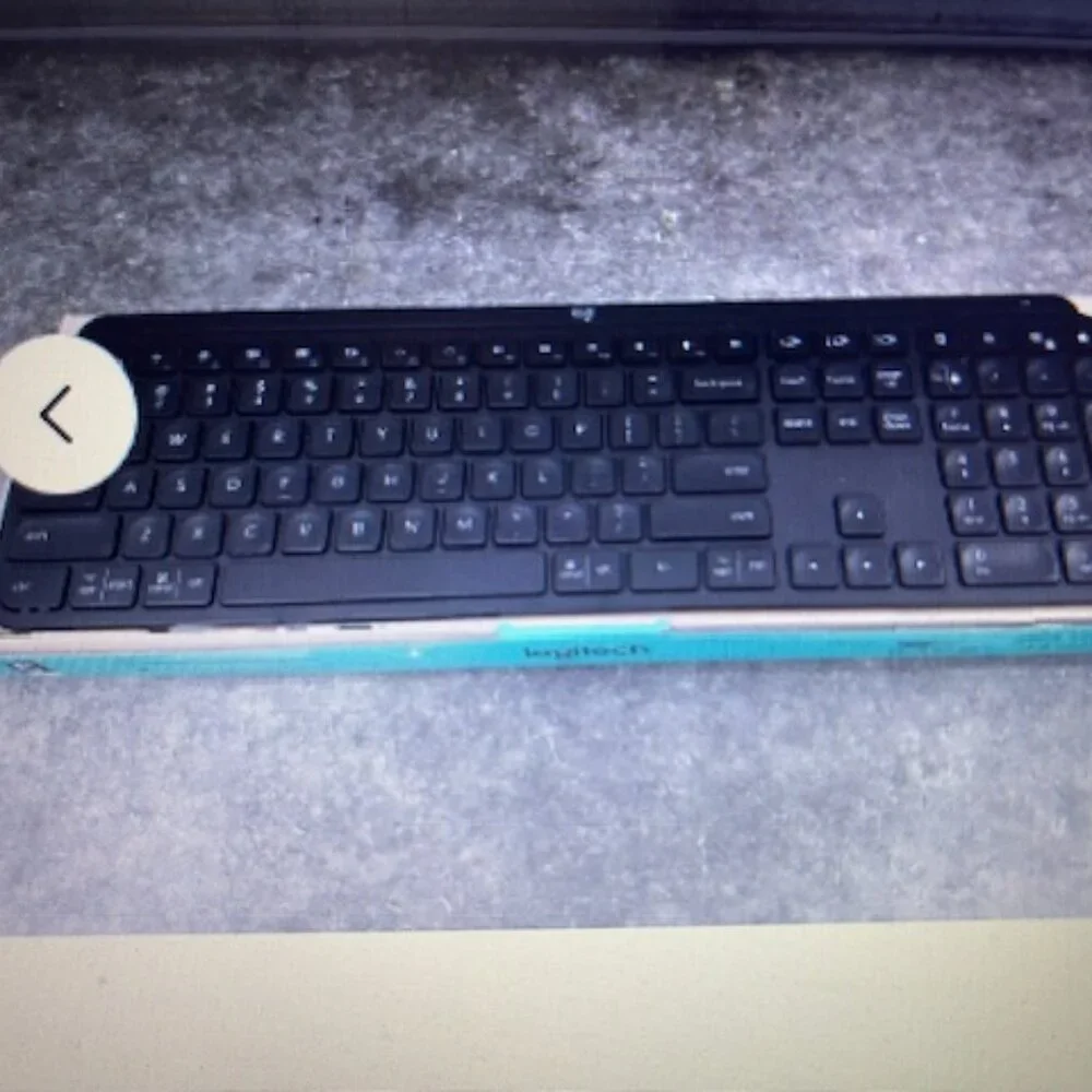 Logitech MX Keys Advanced Wireless Illuminated Keyboard.